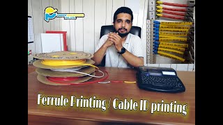 How to print Cable ferrule/tags in Urdu hindi | Ferrule printing | cable tags printing