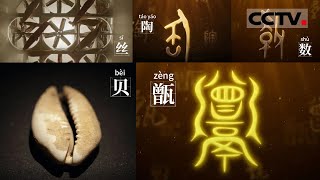 太有意思了！甲骨文中的一个贝字竟然可以组成这么多文字《“字”从遇见你》 陶、甑、教、贝、丝系列【CCTV纪录】