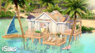 Mermaid’s Beach Home for one sim in Sulani 🧜🏼‍♀️ || The Sims 4: Speed Build