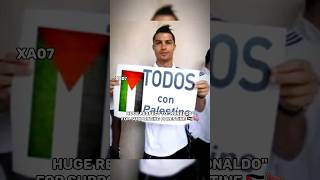 Big Respect To Cristiano Ronaldo ♥️ 🇵🇸🥰 #shorts #ronaldo #palestine #shortsvideo