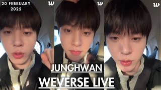 🔴[ FULLSUB ] WEVERSE LIVE TREASURE JUNGHWAN 🎂(20.02.2025) #weverselive #junghwan  #birthdaylive