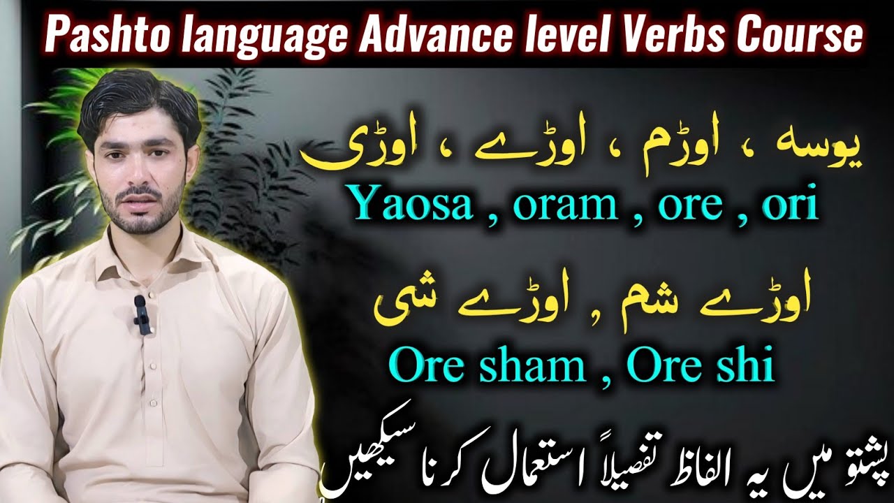 Pashto Verbs Practice For Fluency Pashto Language All Tenses Pashto