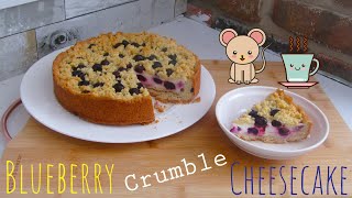 Blueberry Crumble Cheesecake| Sub Video| No Voiceover