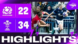 HIGHLIGHTS | Scotland v Wales | 2023 TikTok Women's Six Nations