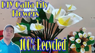 DIY Calla Lily flowers | step by step tutorial