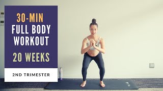 Week 20 of Pregnancy | 30-min Full Body Prenatal Workout