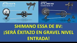 Shimano presenta grupos CUES y ESSA para gravel: precios más accesibles