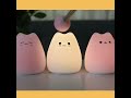 LED new cat night lamp that will change color just with your touch| funny cats playing video