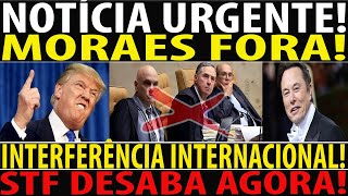 URGENTÍSSIMO! STF ACABA DE SOFRER INTERFERÊNCIA INTERNACIONAL! ALEXANDRE DE MORAES E LULA