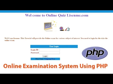 Online exam system using php & Mysql tutorial Online exam system using php & Mysql tutorial