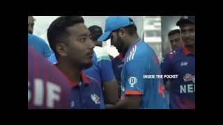 Nepal Cricket Team in India's Dressing Room 🇳🇵🤝🇮🇳 | Fan Moment |