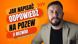 Odpowiedź na pozew o rozwód #odpowiedźnapozeworozwód #rozwód #rozwody #sprawyrodzinne