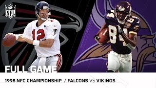 1998 NFC Championship Game: Atlanta Falcons vs. Minnesota Vikings| NFL Full Game