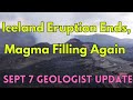 Iceland's Fifth Eruption of 2024 Is Over But Magma Fills Subsurface: Geologist Analysis