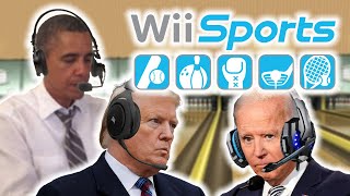 US Presidents Play Wii Sports Bowling