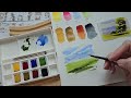 winsor and newton cotman watercolor landscape pocket set review