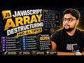 JavaScript Array Destructuring Explained | Extract Array Values Like a Pro
