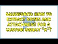 Salesforce: How to extract notes and attachment for a custom object 