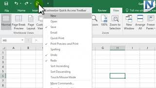 03-Ribbons and Quick Access Toolbar 2 ! Microsoft Excel 2016- Learn Excel 2016 Video Tutorial