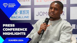 Xiamen 2024 Press Conference Highlights – Wanda Diamond League