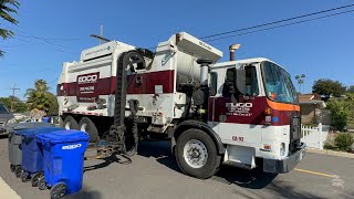 EDCO M451 Autocar McNeilus ZR on Morning Recycling