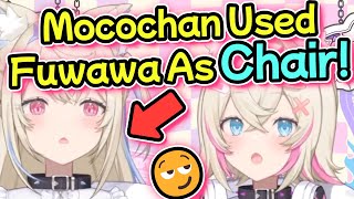 👉Reason That Mocochan Used Fuwawa as CHAIR...【Hololive EN】