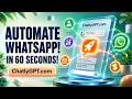 WhatsApp Chatbot You’ll Ever Need!