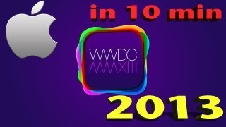 Apple WWDC 2013 keynote - IN 10 MIN !