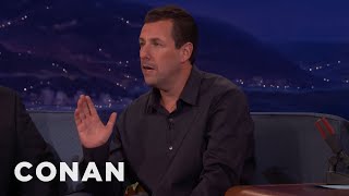 Adam Sandler Makes Fun Of His Kids' Fear Of Lakes | CONAN on TBS