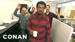 Please Stop Congratulating Deon Cole On Obama's Re-Election | CONAN on TBS