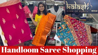 Handloom Saree Shopping | Diwali Saree Shopping | #shoppingvlog #pune