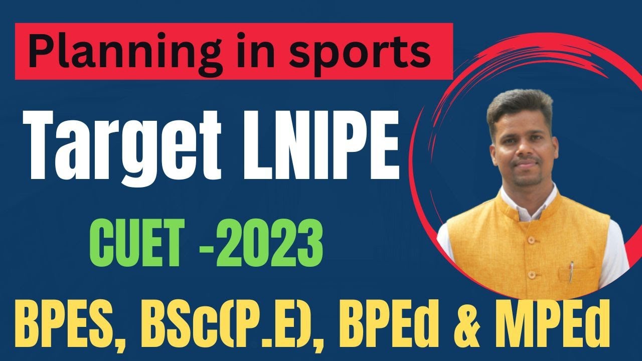 Planning In Sports//BPES/BSc(P.E)/BPEd/MPEd CUET -2023//physical ...