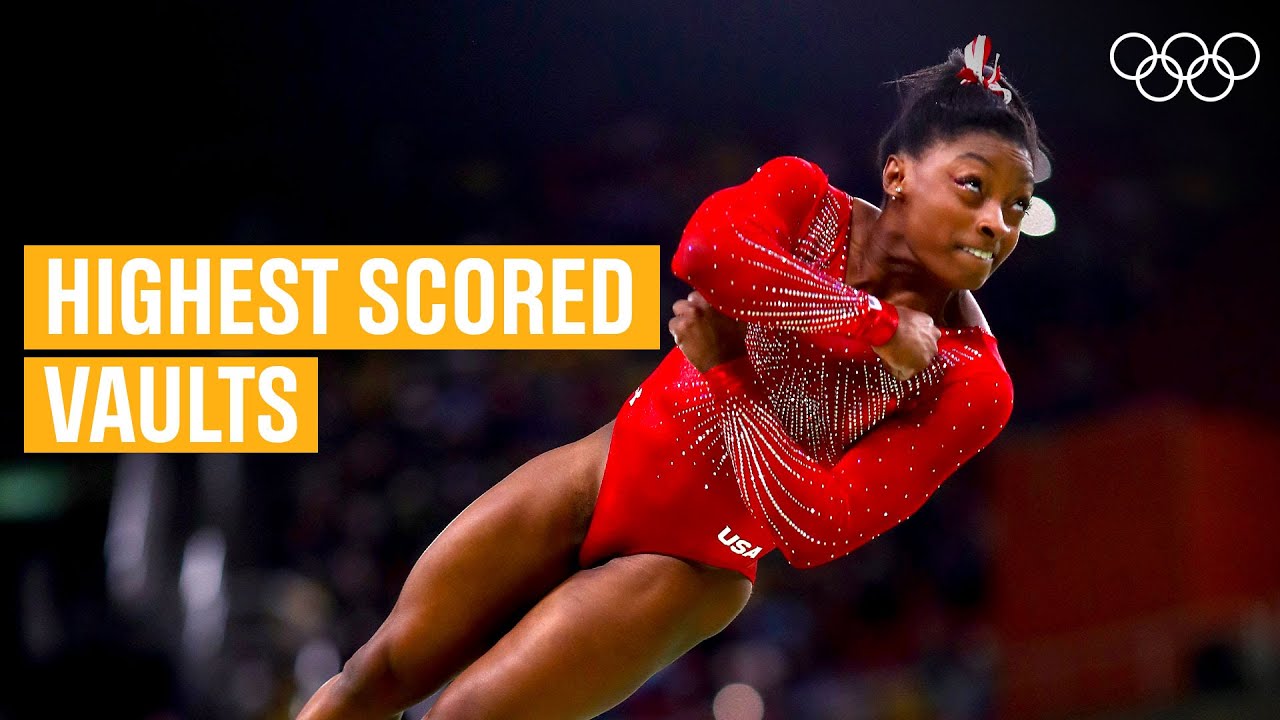 Simone Biles & More - HIGHEST Scored Vaults At Rio 2016 - YouTube