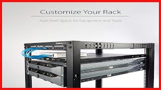 StarTech.com 1U Adjustable Vented Server Rack Mount Shelf - 175lbs