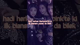 umarım doğru yazmışımdır. ~ftm #keşfet #blackpink #bians #jennie #lisa #rose #jisoo #fyp