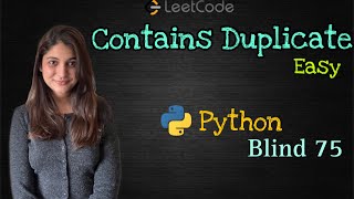 Leetcode 217. Contains Duplicate Python