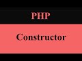 constructor in php | phpstarters