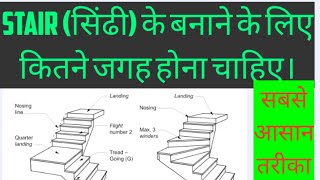 how to calculate area of stairs