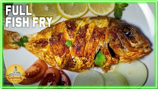 Full Fish Fry | Whole Fish Fry | முழு மீன் வறுவல் | Pan Fish Fry | Fish Fry in Tamil | Fish Recipe