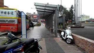 桃園巨蛋站候車亭建置工程 Taoyuan Arena Bus Stop Construction 2017.1.20 桃园巨蛋站候车亭建置工程