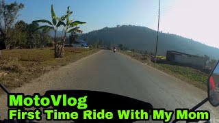 || First time motovlog with Mom || Arughat Vlog ||  Gorkha,Nepal