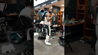 Join the Eagles Locker Room Following the Win Over the Titans #shorts