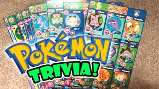 POKEMON TRIVIA WITH OLD BURGER KING POKEMON TCG CARDS FROM 1999!