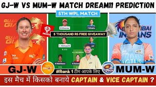 GG-W vs MI-W Dream11 Prediction: Winning Team, Top Picks \u0026 Fantasy Tips for Maximum Points!