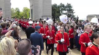 RMC 2013 Commissioning Parade - Exit March Through The Memorial Arch