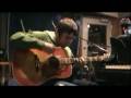 Oasis - Liam Gallagher playing guitar in studio