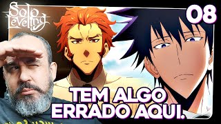 TEM MUITA TRETA PESADA NESSE ANIME! -  REACT SOLO LEVELING EP 8