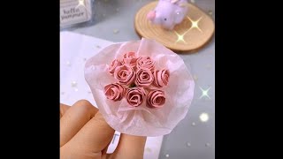 Make super cute mini roses out of paper 🌹