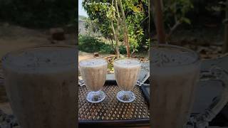 Banana Milkshake Recipe | Creamy \u0026 Healthy | Quick \u0026 Easy Summer Drink #shorts