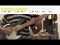 rulu jinx bass cover play along tabs in video